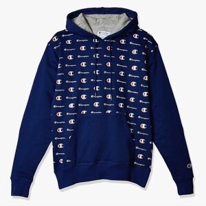 Champion Blue Logo Men's Sweatshirt - Size S Like New